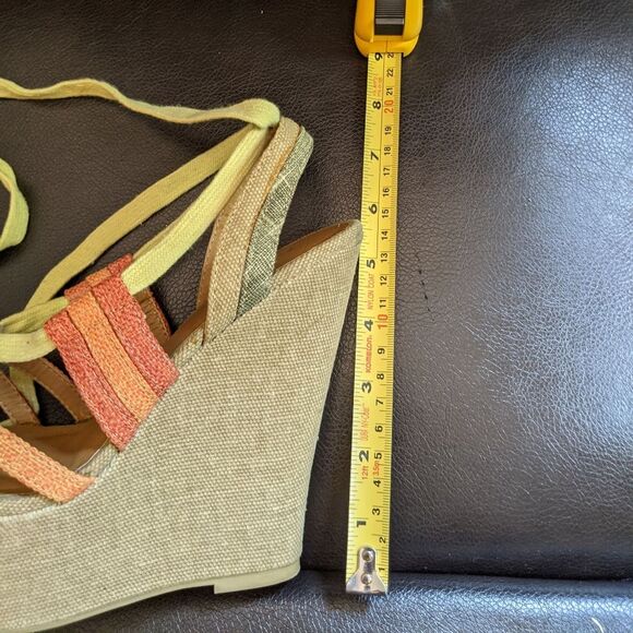 Shi Journeys Missile Multi Strappy Boho Tall Wedge - Picture 11 of 15